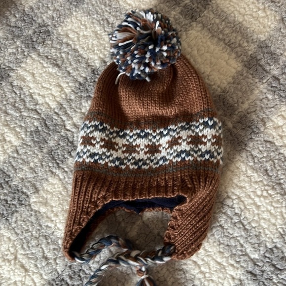 Winter pom pom hat full coverage fleece lined warmest - Picture 2 of 4